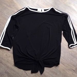 Chico's black blouse